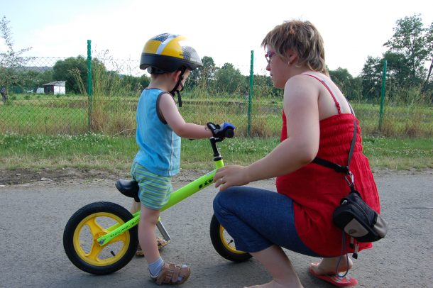 Novinka & akce-Na kole s dětmi