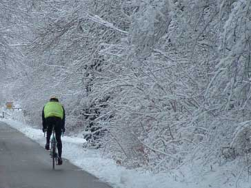 Novinka & akce-Cyklistika v zimě